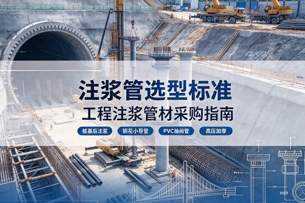 安康注浆管选型标准